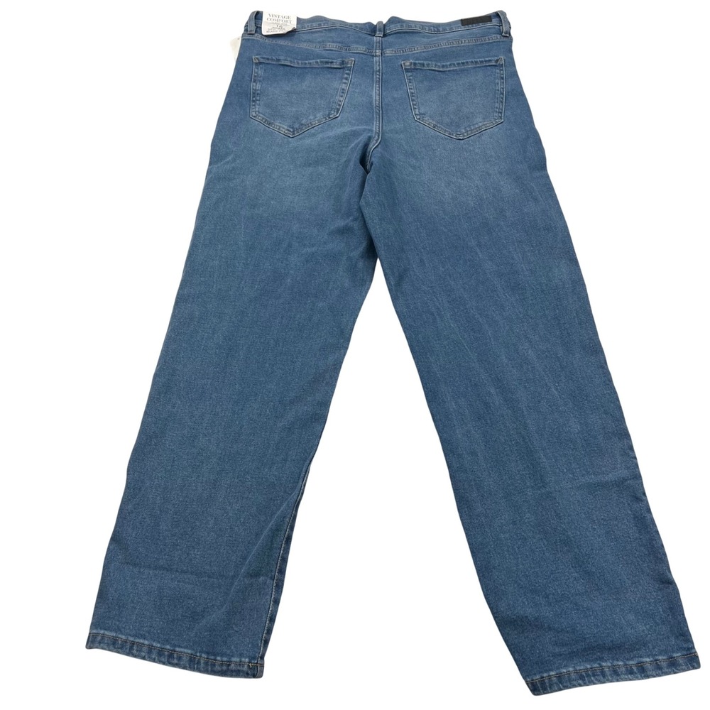 Nicole Miller Nomad Jeans Women 16 Super High Rise Relaxed Straight 5 Button Fly